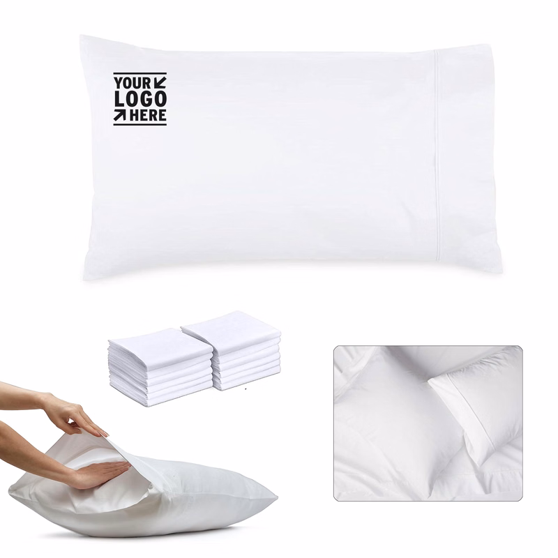 Bulk 24 Pack White Pillow Cases