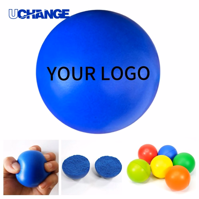 PU Stress Ball Squeeze Toy 2.49 Inch for Office and Home Use