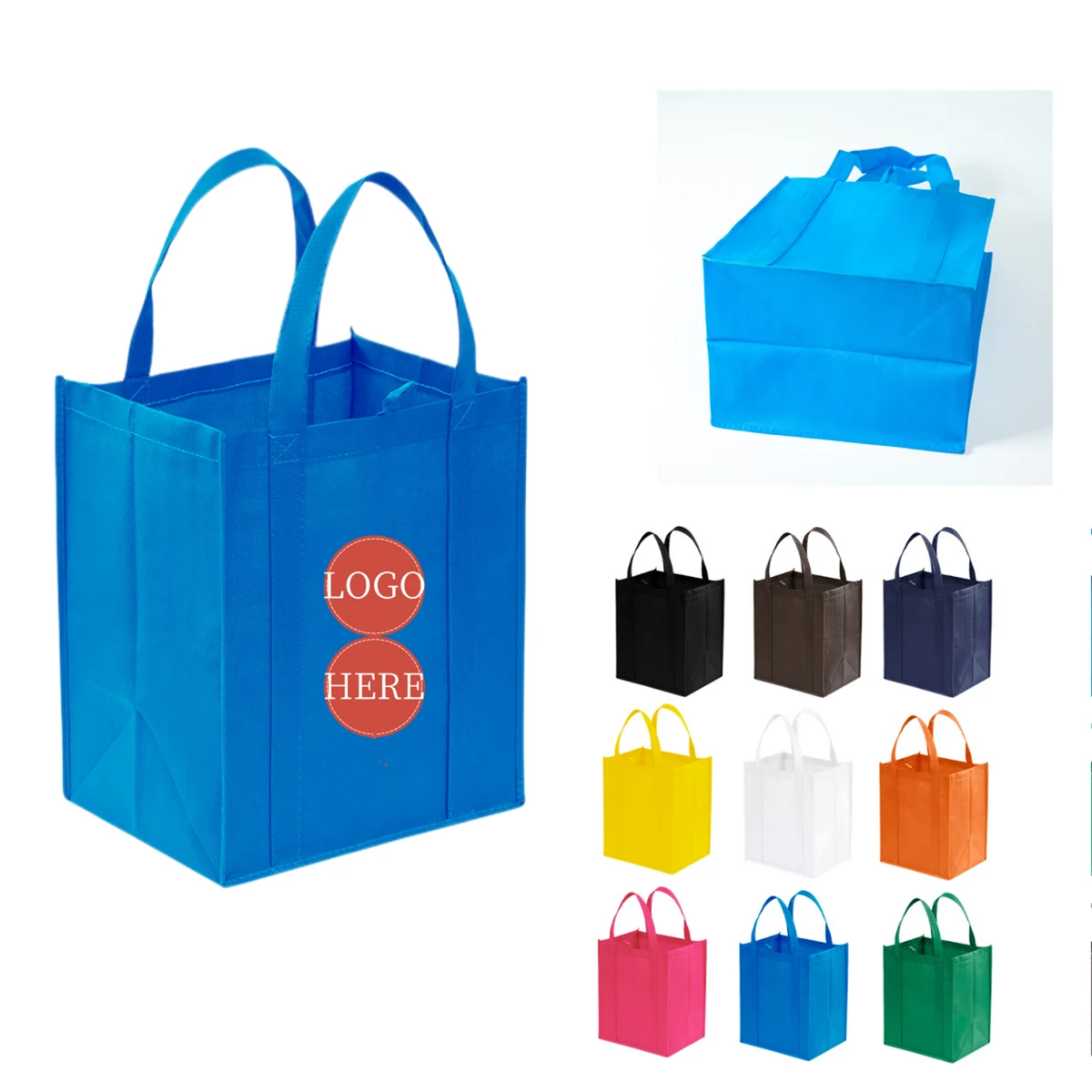 Custom 13"L x 10"W x 15"H Non Woven Tote bag 1