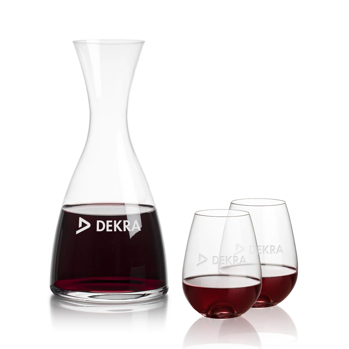 Barham Carafe & Edderton Stemless Wine 1