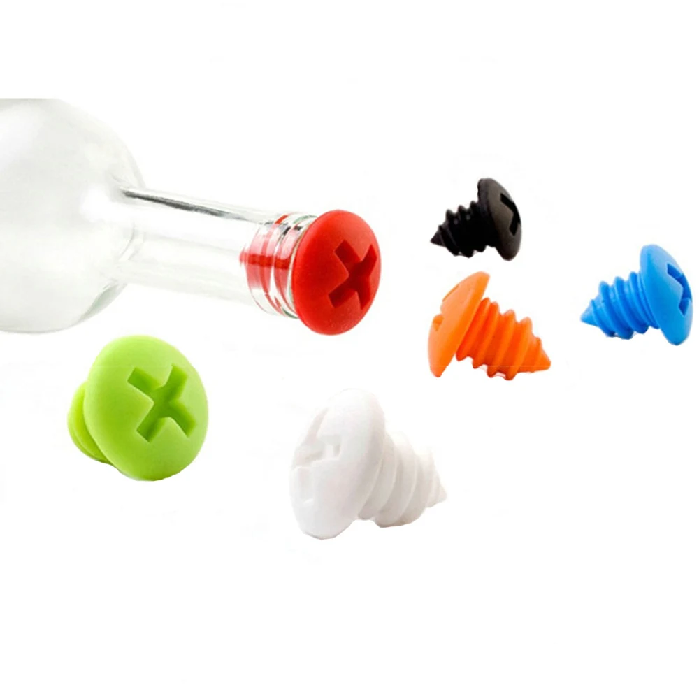Silicone Reusable Wine Bottle Plug Stopper 1