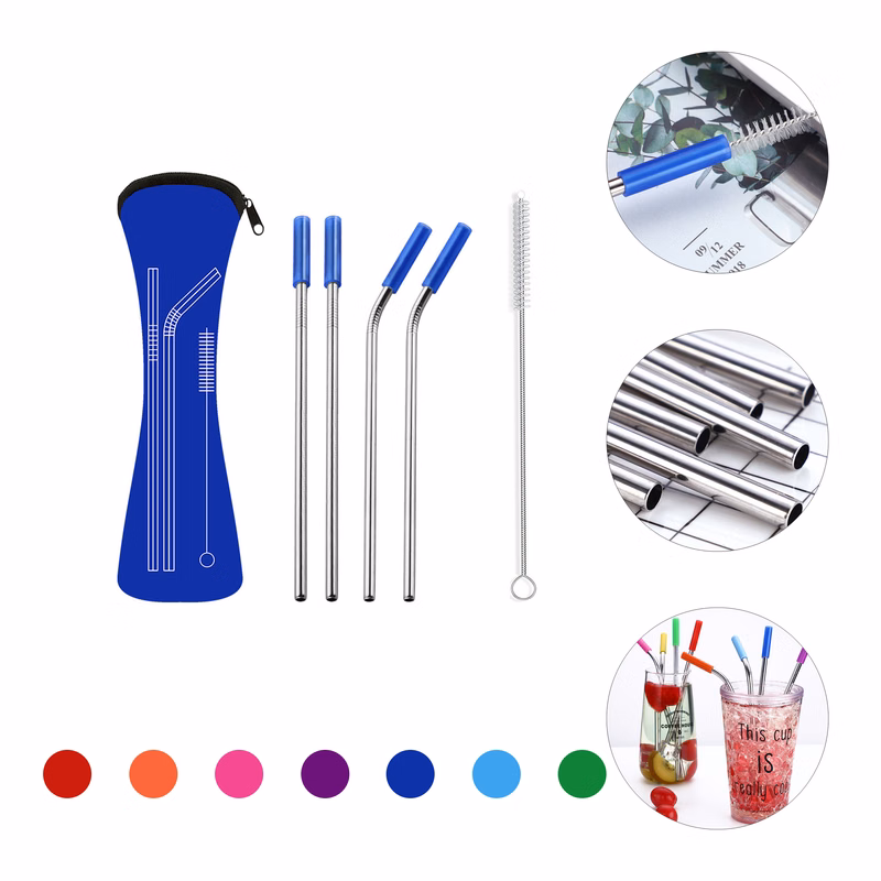 Stainless Steel Straw Set With Brush
