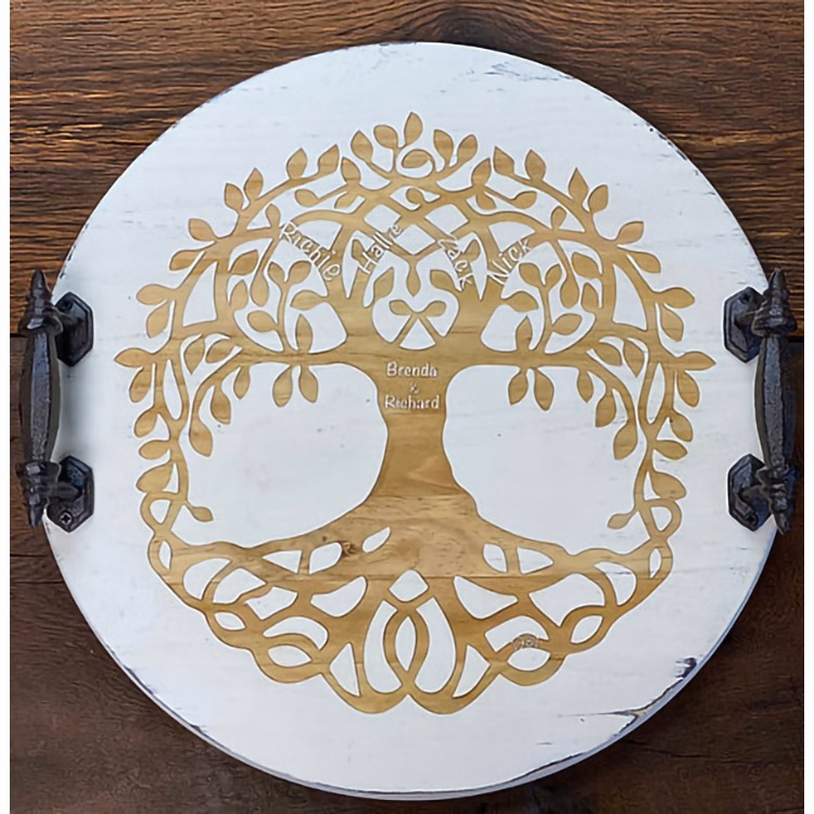 Large Family Tree Lazy Susan