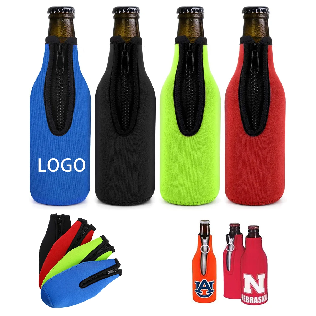 Drink Sleeves, custom koozie with logo imprint 1