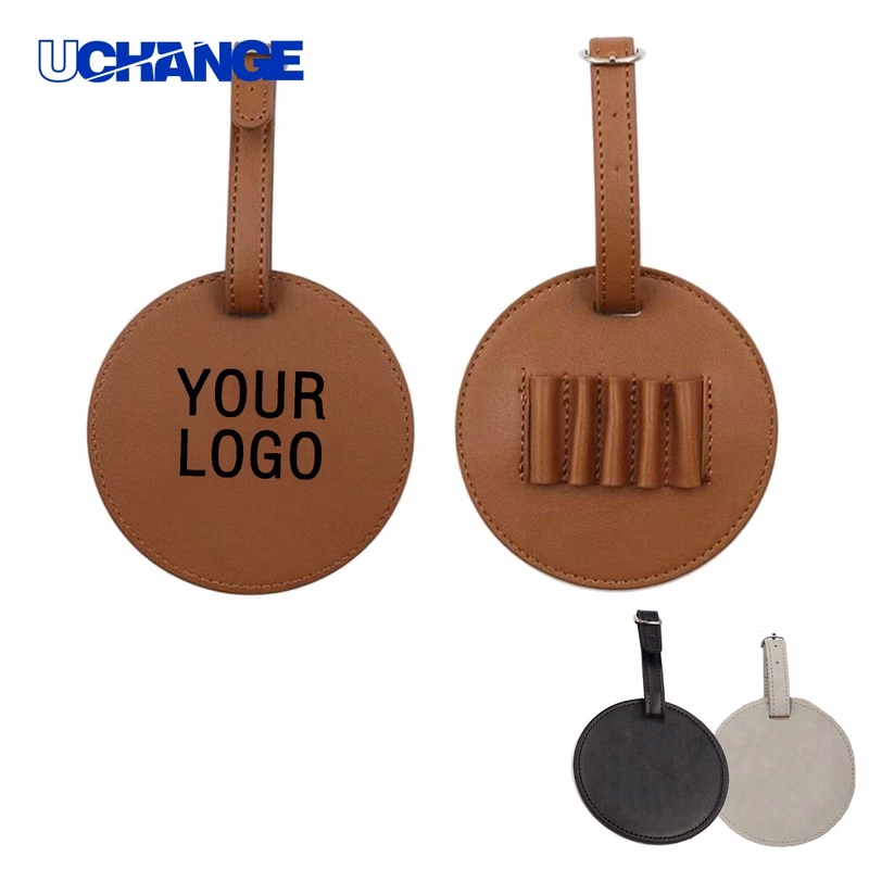 Personalized Leather Golf Tee Pouch for Accessories