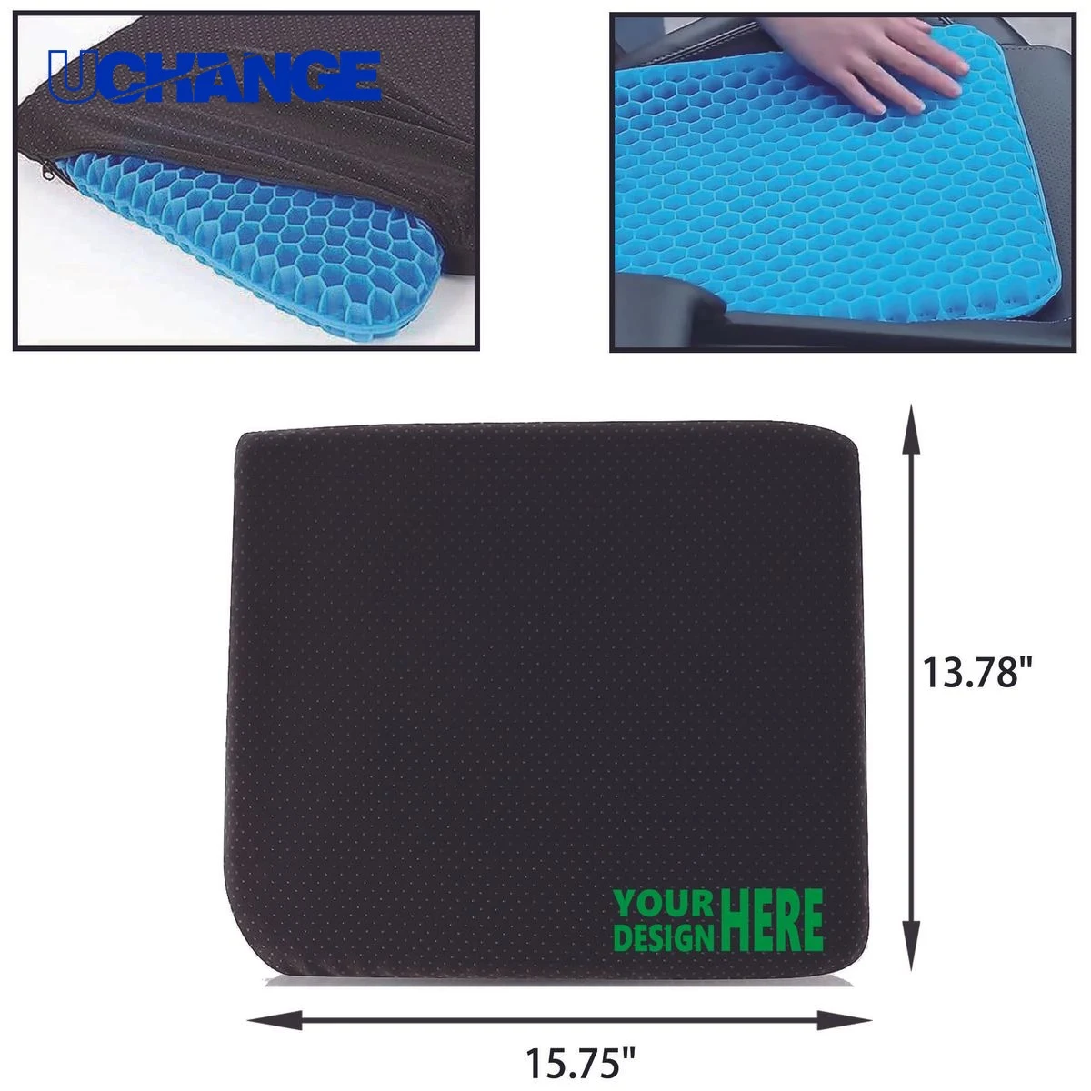 Gel Seat Cushion Full Color for Long Sitting Comfort 1