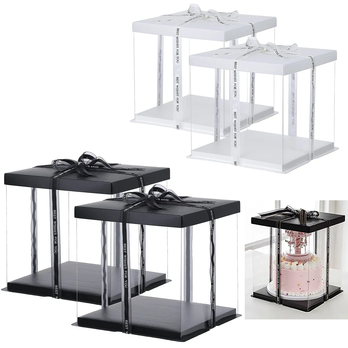 PET Clear cake Box 1