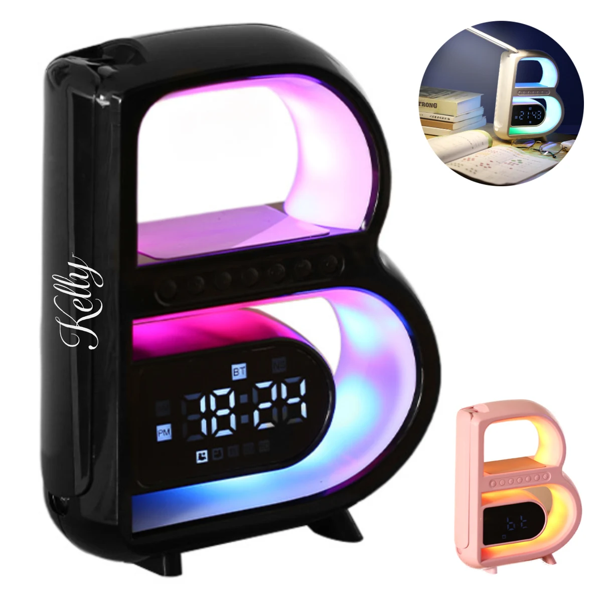3 in 1 Desk Lamp w/ Wireless Charging / Bluetooth Speaker 1