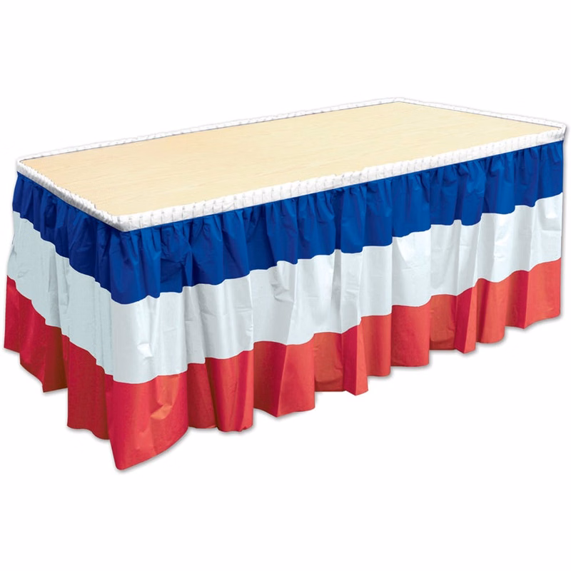 Patriotic Table Skirtings - 29" x 14'