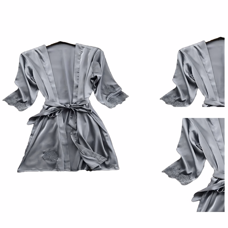MOQ 10 PCS Luxurious Silk Pajamas