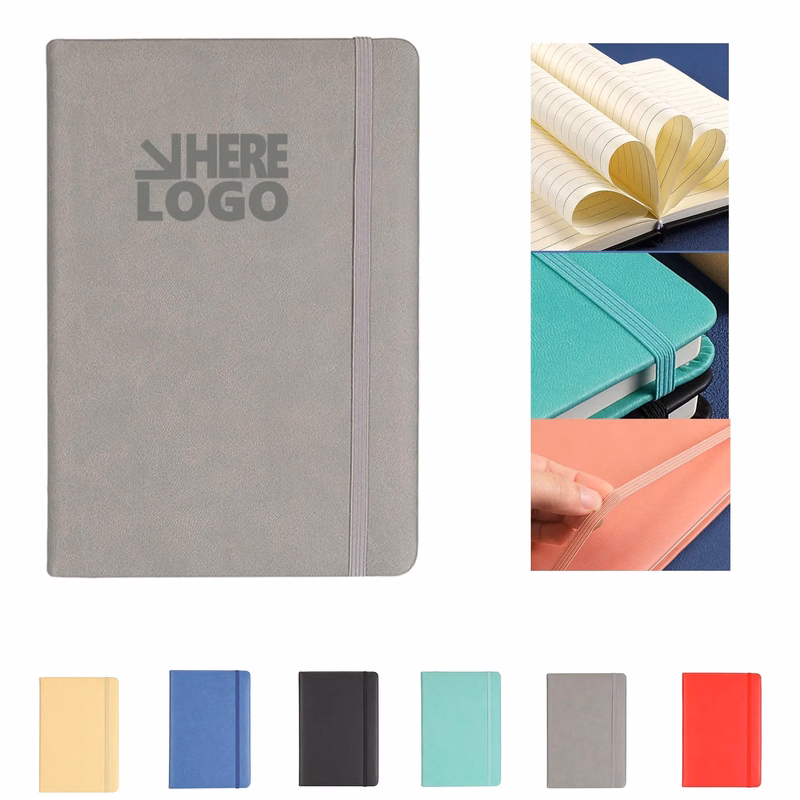 Business Notebook A5 Writing Journal With Pen Holder