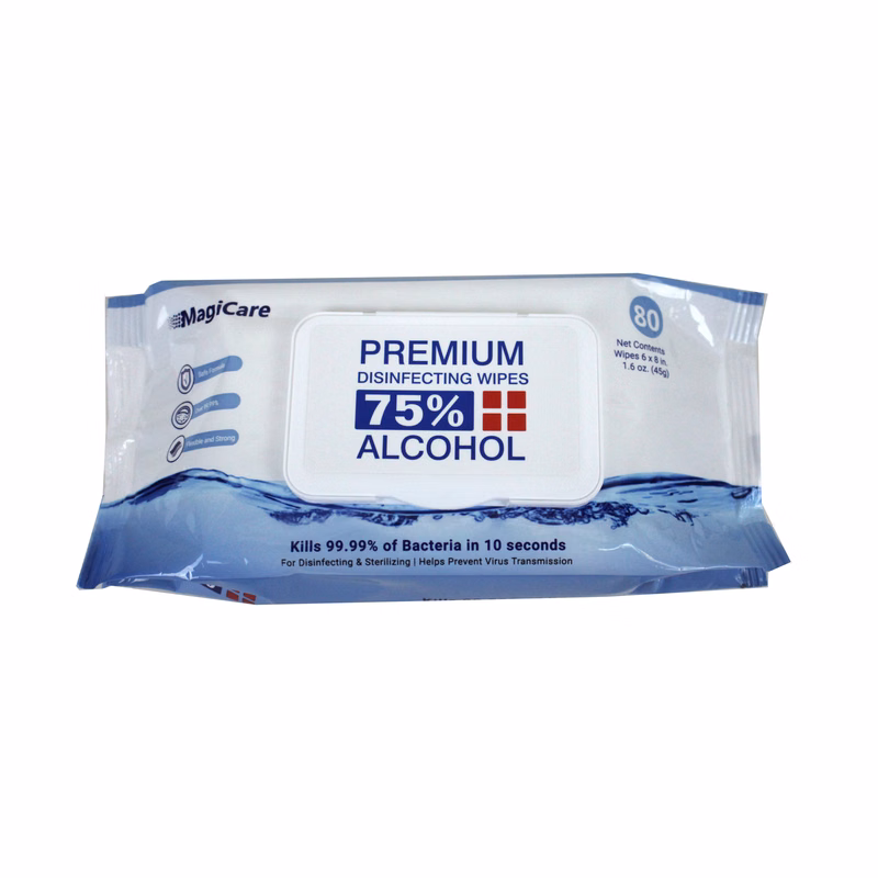Multi-Purpose Alcohol Wipes - 80 wipes
