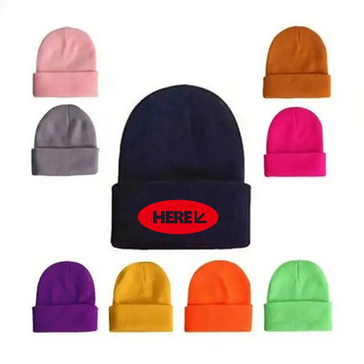 Knitted Beanie Hat 1