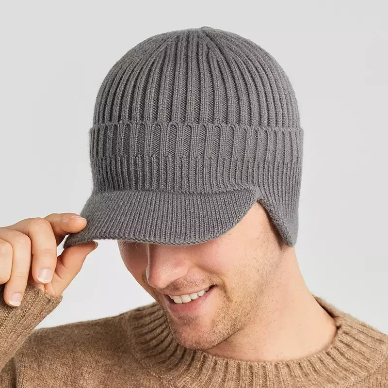 Ear Protection Knitted Beanie Hat 1