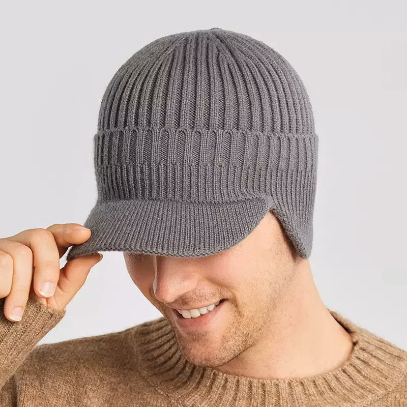 Ear Protection Knitted Beanie Hat