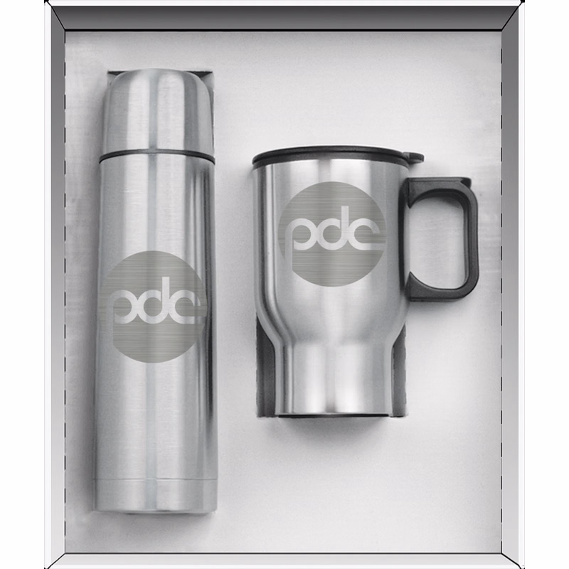 Two Piece Stainless Steel Set - Laser Etched