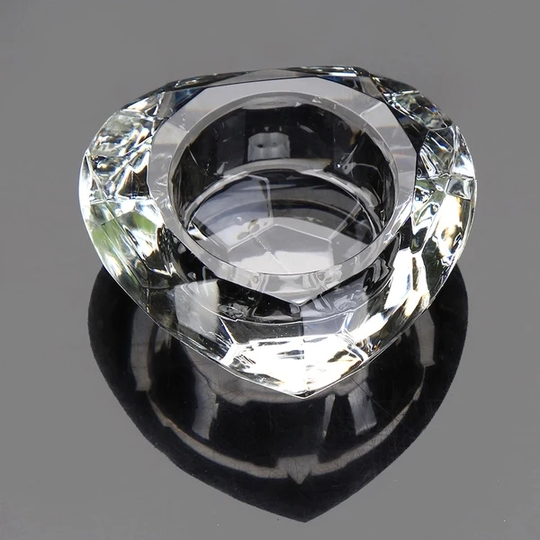 Crystal Heart Shape Wedding Tealight Holders 1