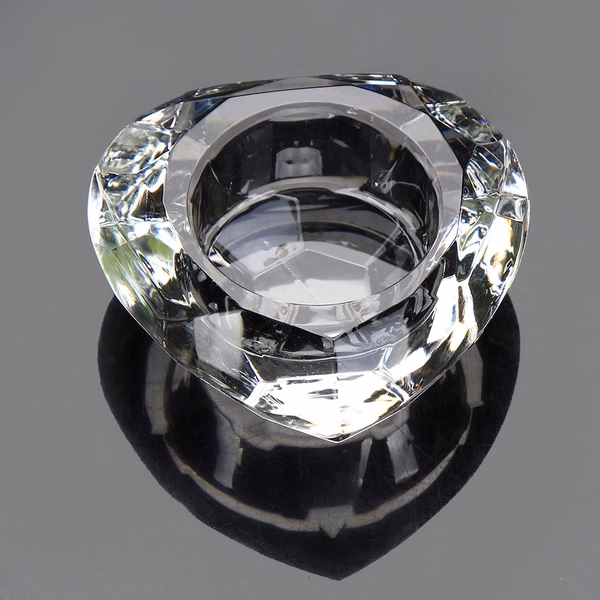 Crystal Heart Shape Wedding Tealight Holders