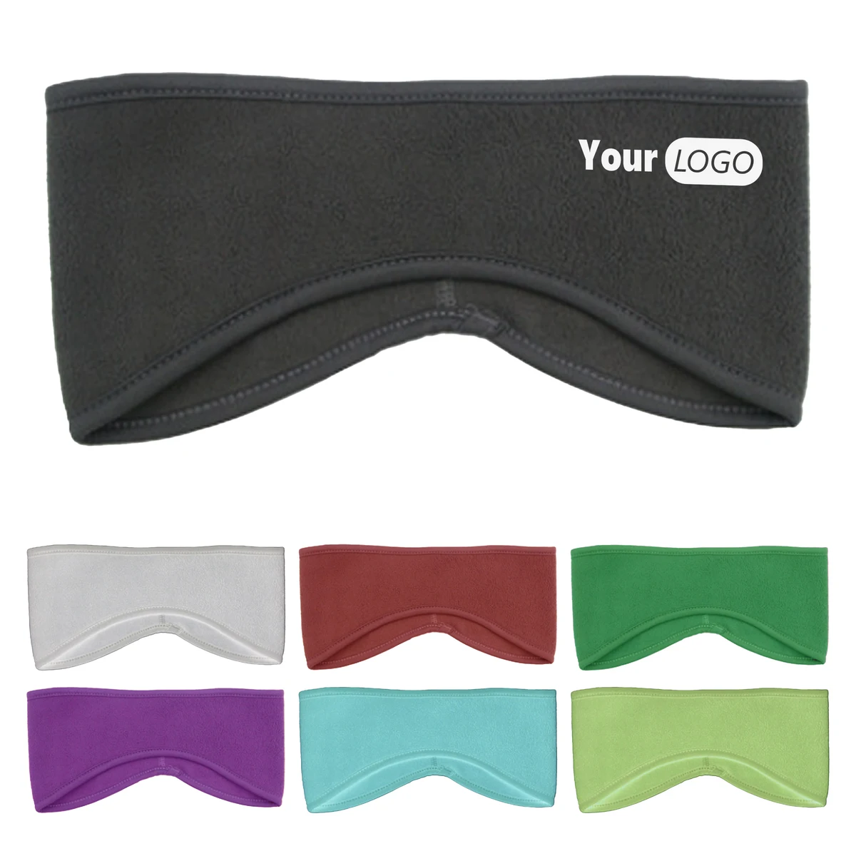 Polar Fleece Custom Headband For Cold Weather 1