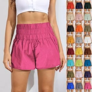 Elastic High Waist Quick Dry Workout Shorts