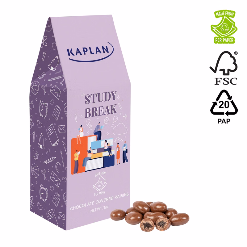 Eco Gable Box- Chocolate Raisins