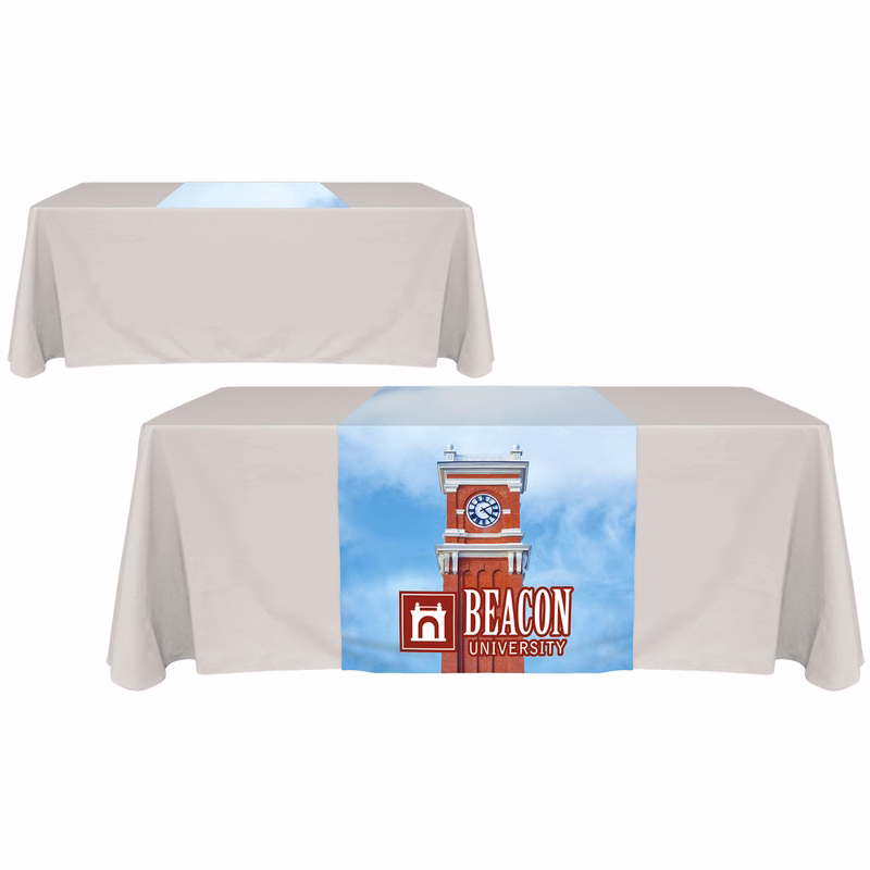 30" x 60" Knit Polyester Custom Table Runner