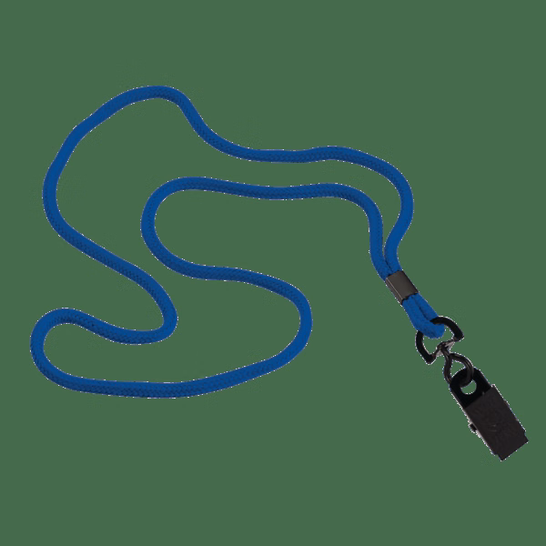 1/8" Polyester Cord Lanyard with Bulldog Clip