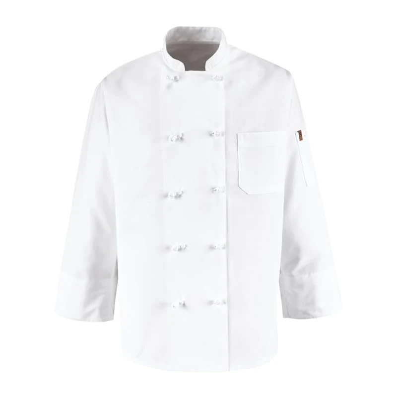 Chef Designs Ten Knot Button Chef Coat - 0421 1