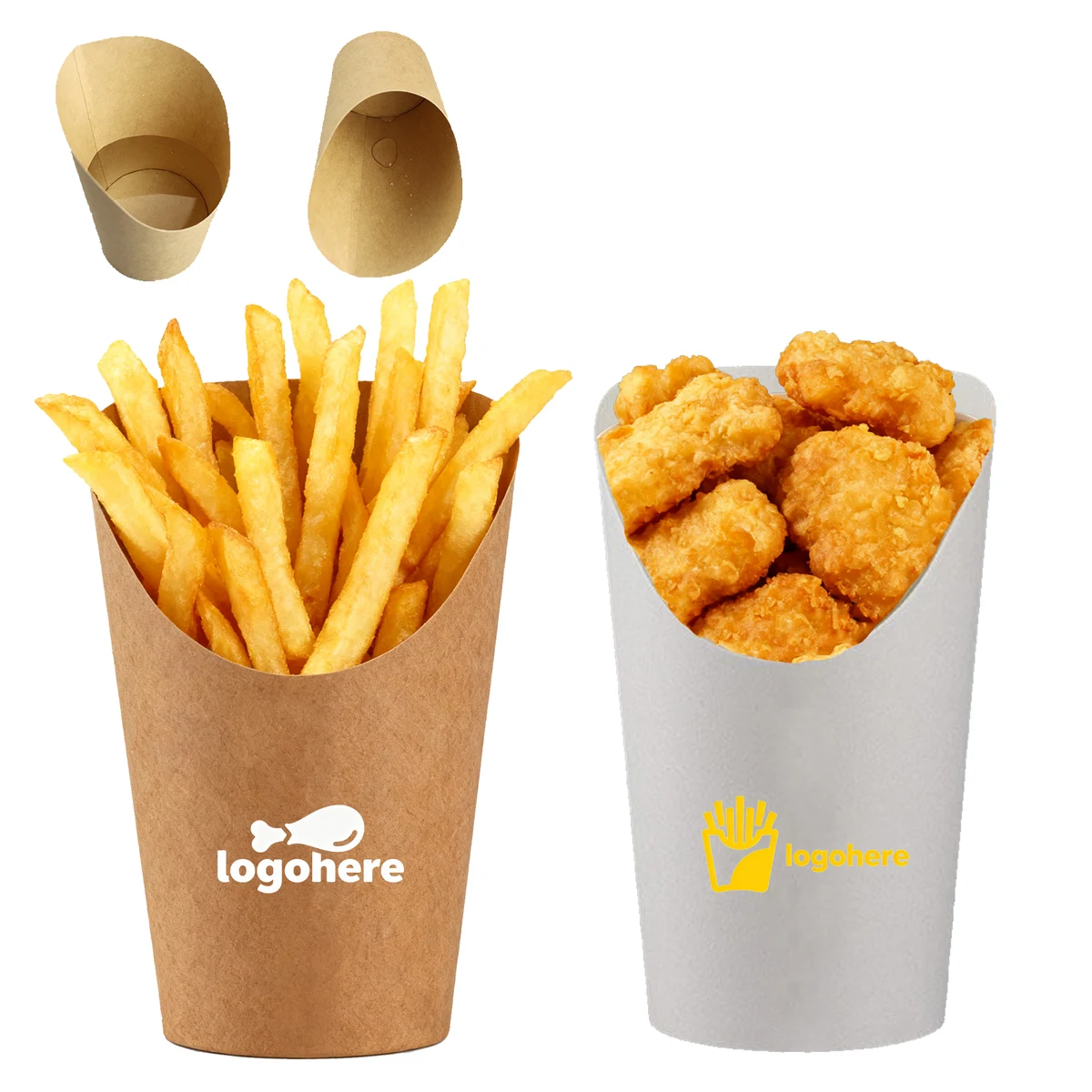 12OZ Eco friendly Display Fry Cup 1