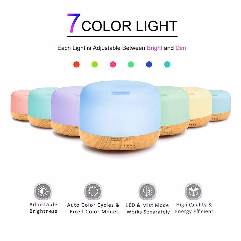 300Ml 7 Led Humidifier