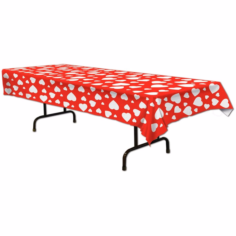 Heart Table Covers - 54" x 108"