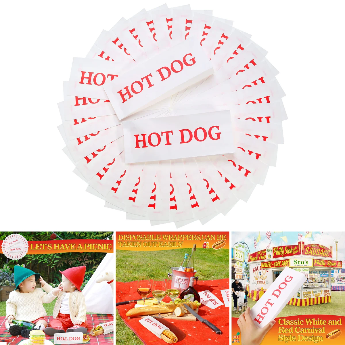 Hot Dog and Hamburger Bags 1