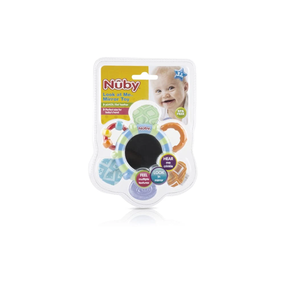 Nuby Flower Shaped Mirror Teethers 1