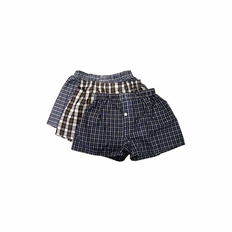 Boys' Plaid Boxers - Large Assorted