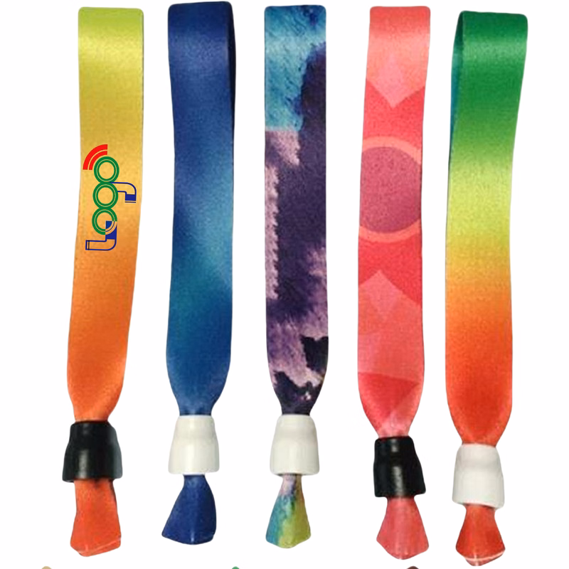 Advertising Polyester Cloth Wristbands