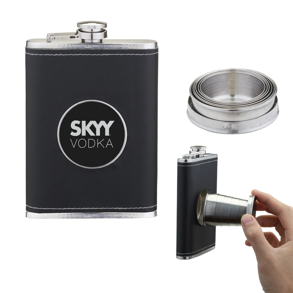 Collapsible Shot Cup Flask 1