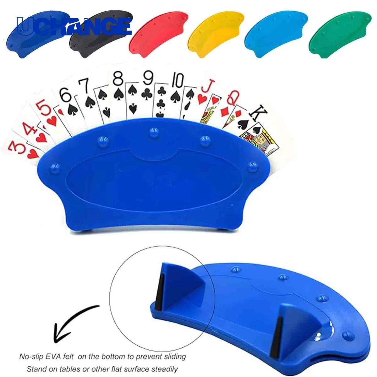 Plastic Playing Card Holder Stand for Game Nights 1