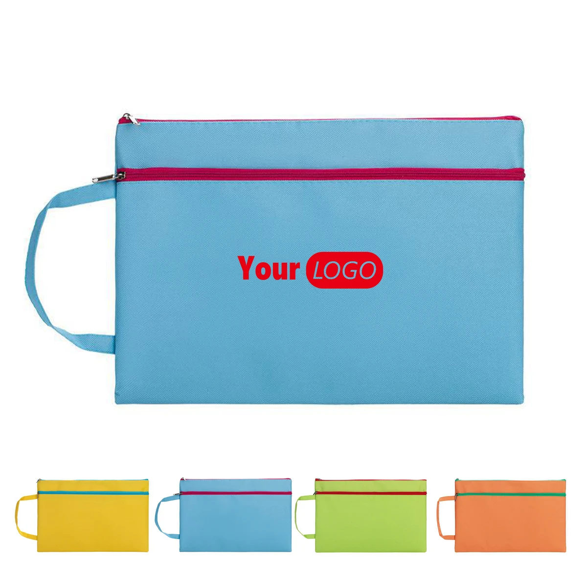 Zipper Document Bag with Handle 1