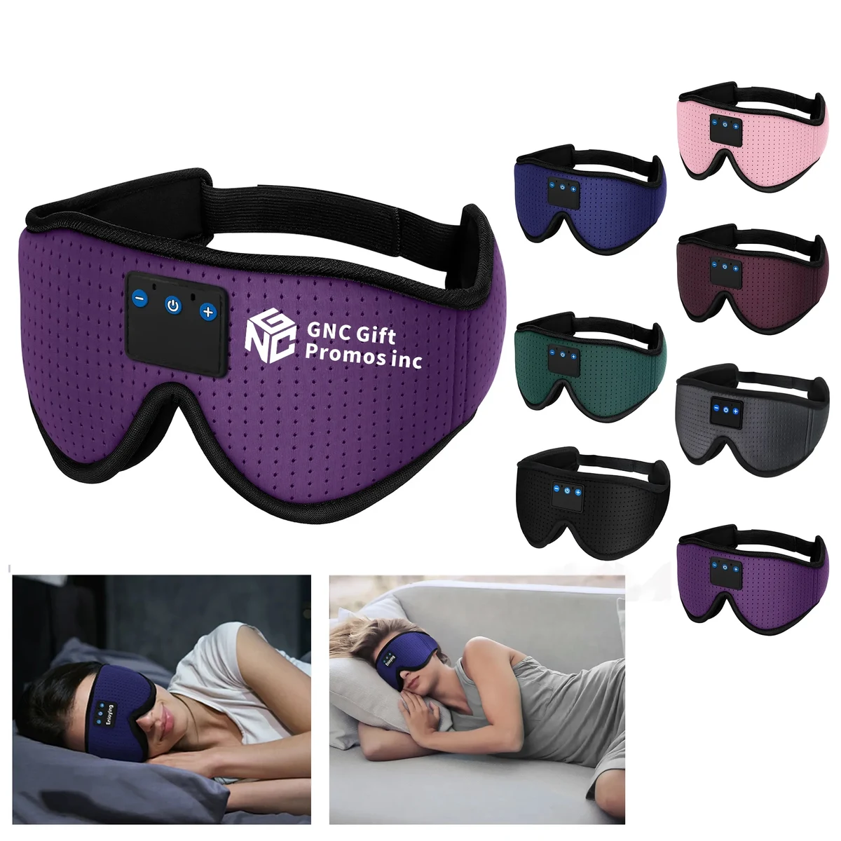 Smart Light-Shielding Eye Mask with 3D Music & Bluetooth 5.4 1