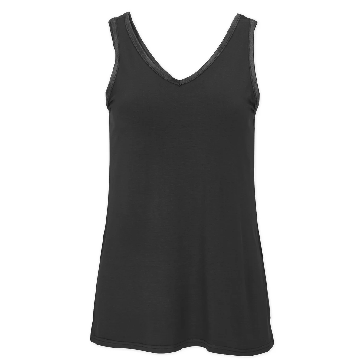 BOXERCRAFT WOMEN'S BAMBOO V-NECK TANK 1
