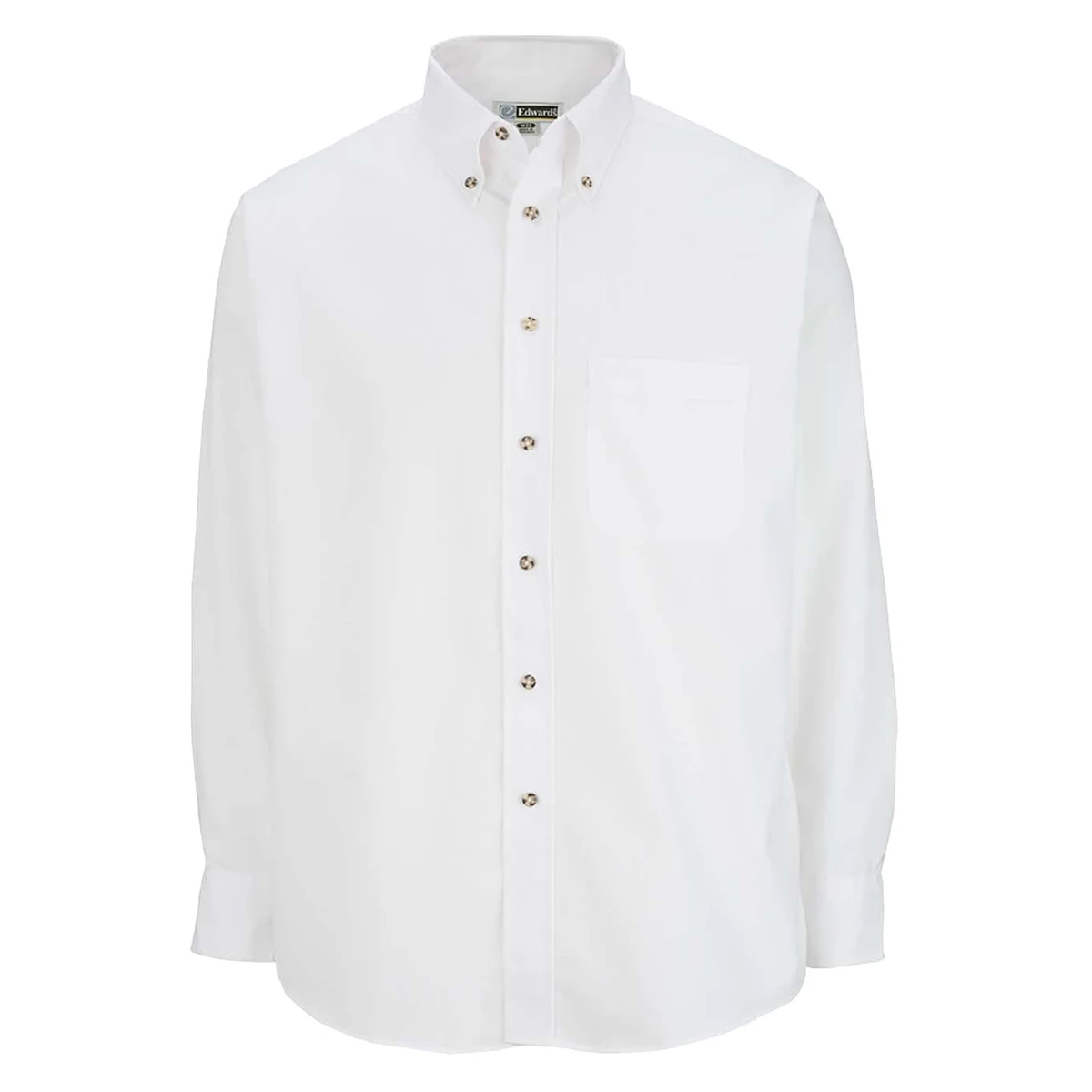 Easy Care Poplin Long Sleeve Mens Shirt 1