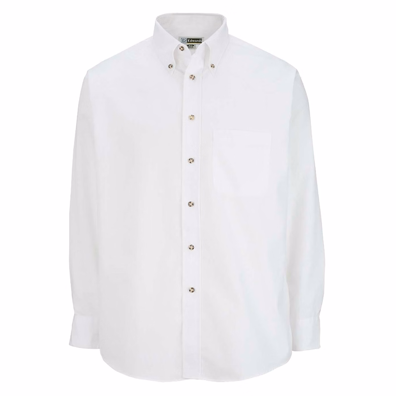 Easy Care Poplin Long Sleeve Mens Shirt