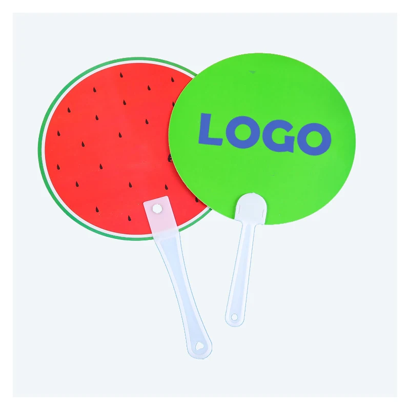 Short Handle Advertising Fan 1