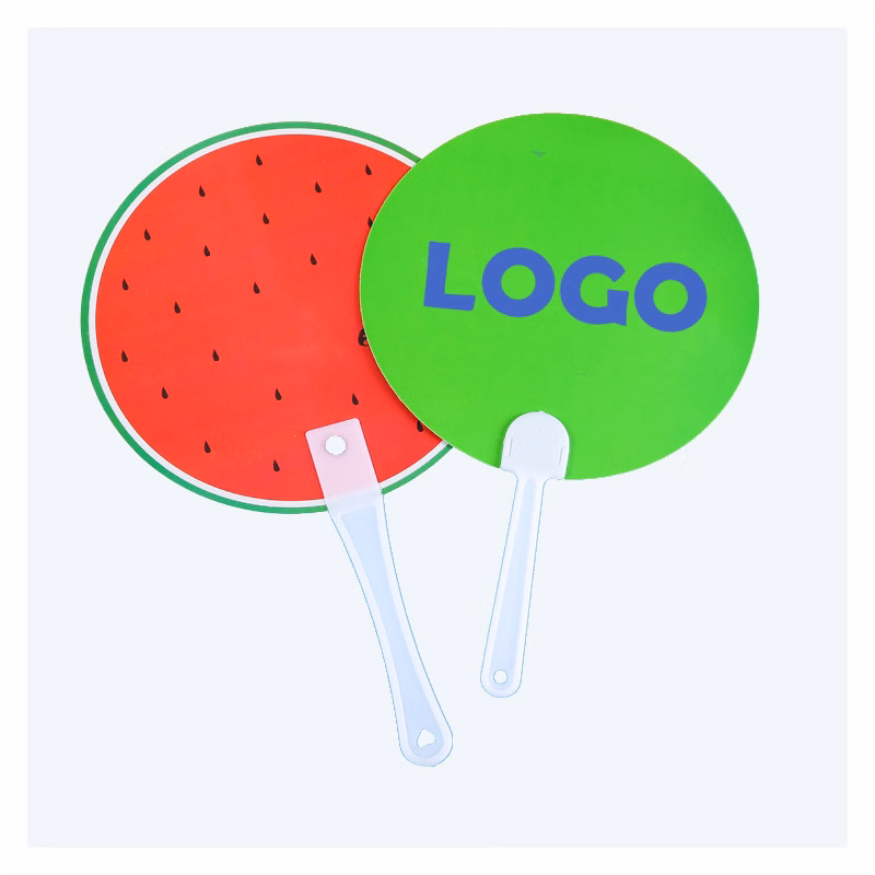 Short Handle Advertising Fan