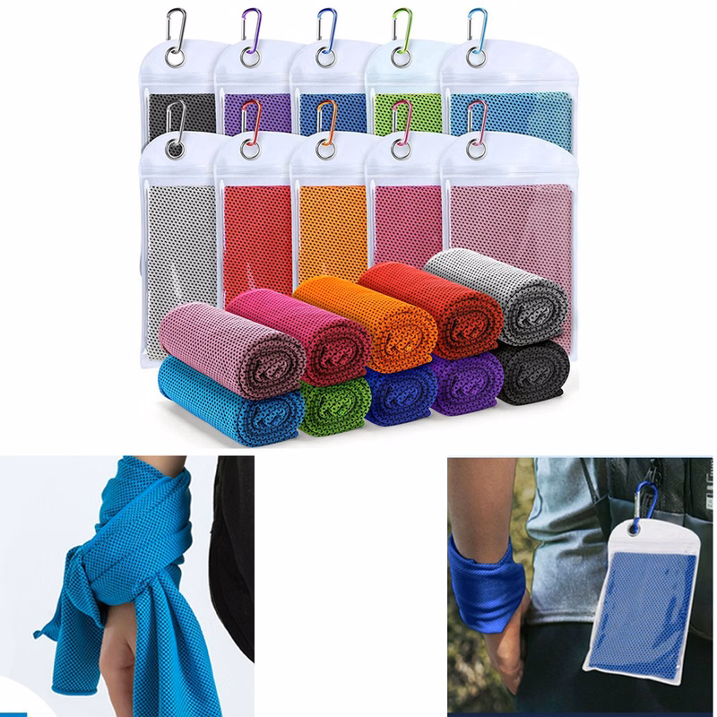 Soft Breathable Ice Towel With Climbing Bag