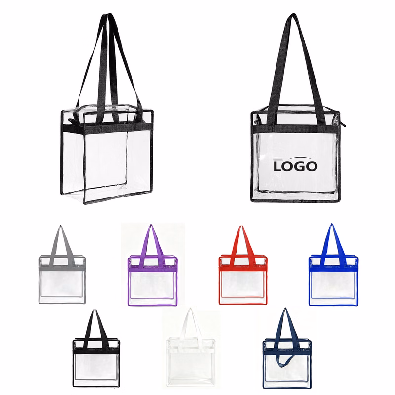 Custom Logo Clear PVC Tote Bag