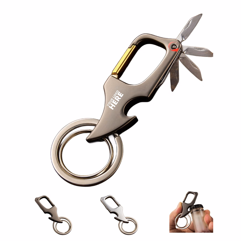 Multifunctional Carabiner Keychain