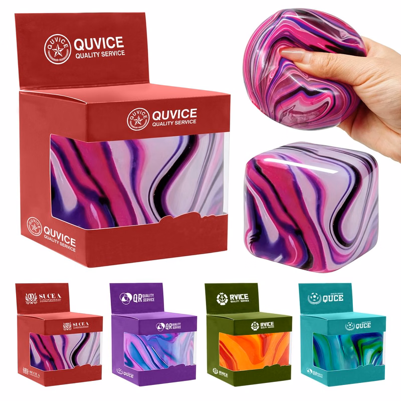 Marbled Squishy Cube