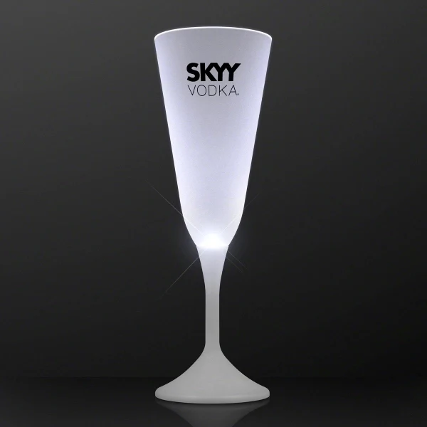Still White Light Champagne Glass 1