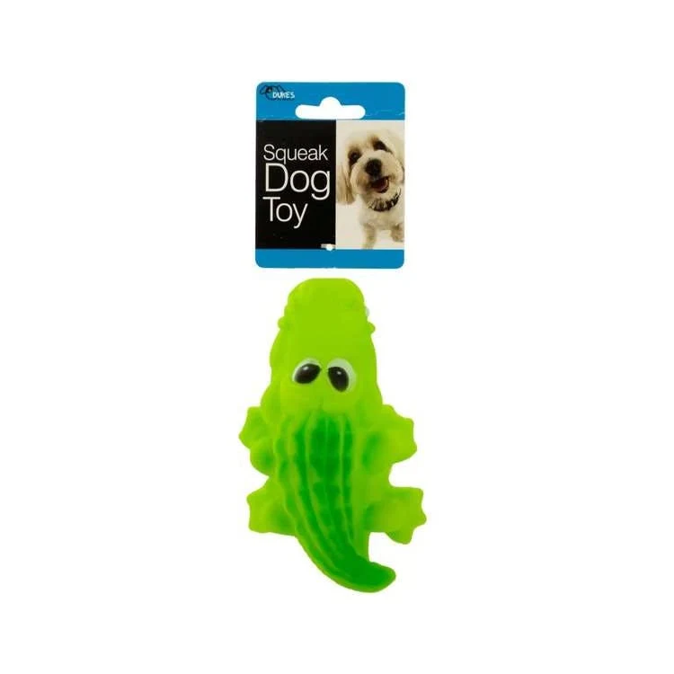 Crocodile Squeak Dog Toy Assorted 1
